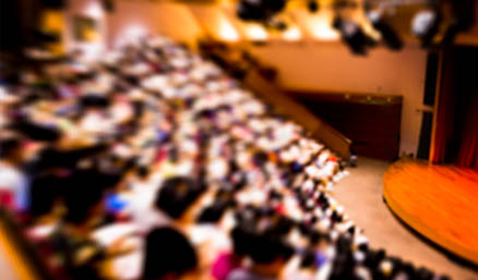 audience with stage