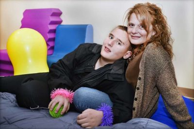 Mother and son